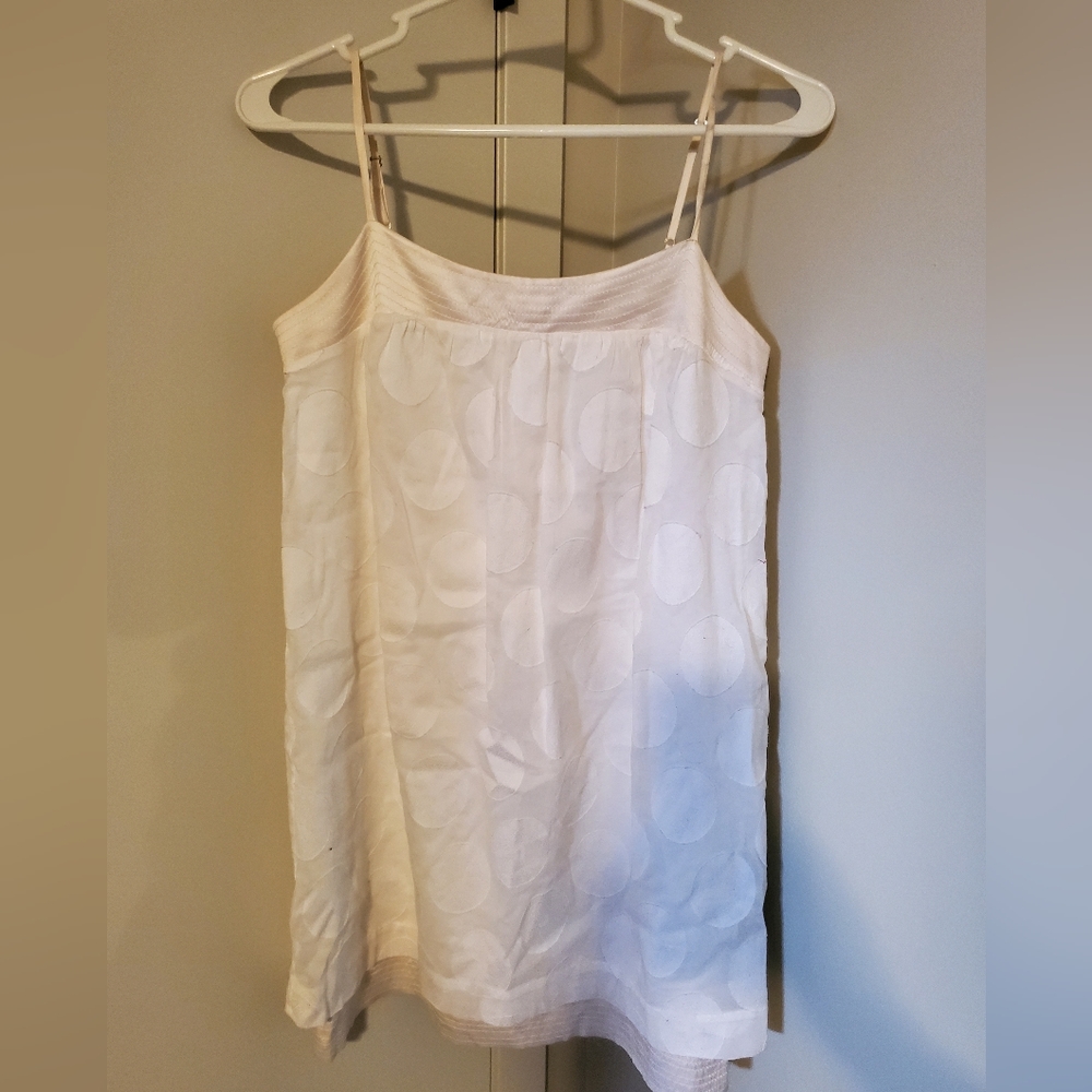BCBG White Tunic Tank